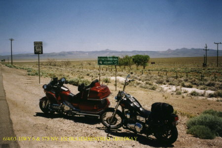 Highway 6 and 375 NV South ....Extraterrestrial Highway