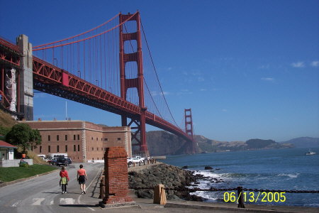 San Francisco............Golden Gate Bridge